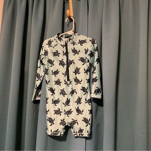 Primark Kids Blue Turtle Rashguard